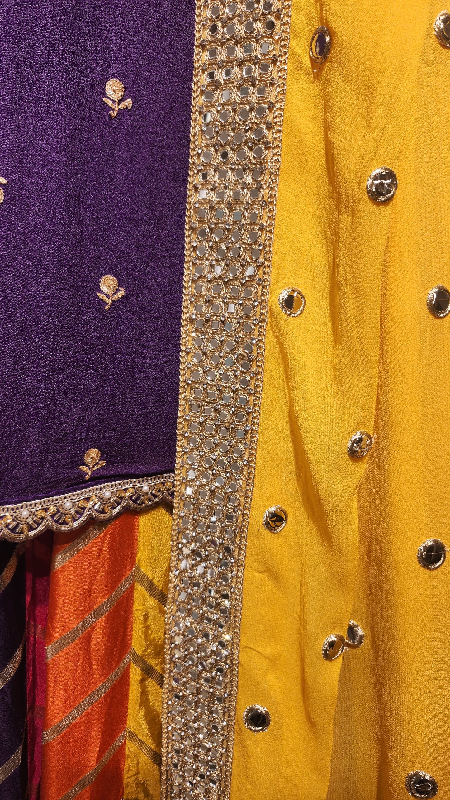 Multi Panel Colourful Lehenga