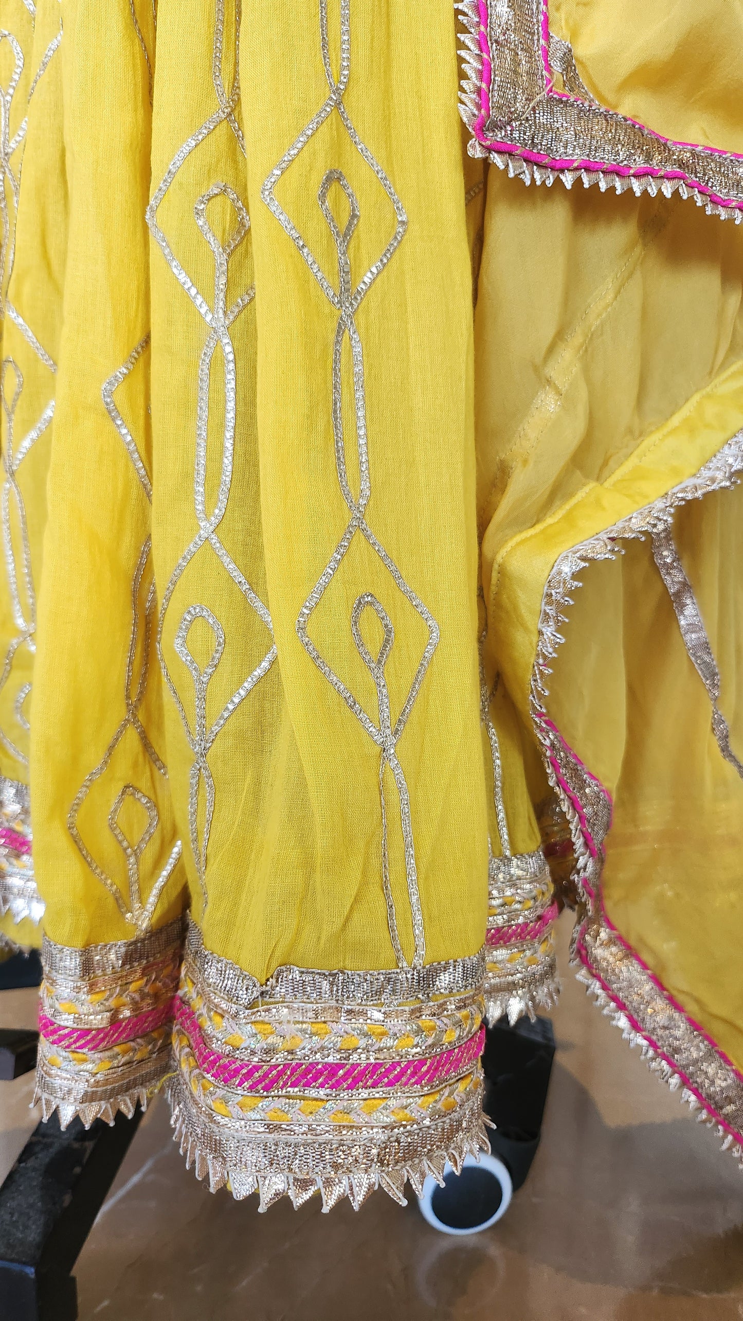 Yellow Sharara Set