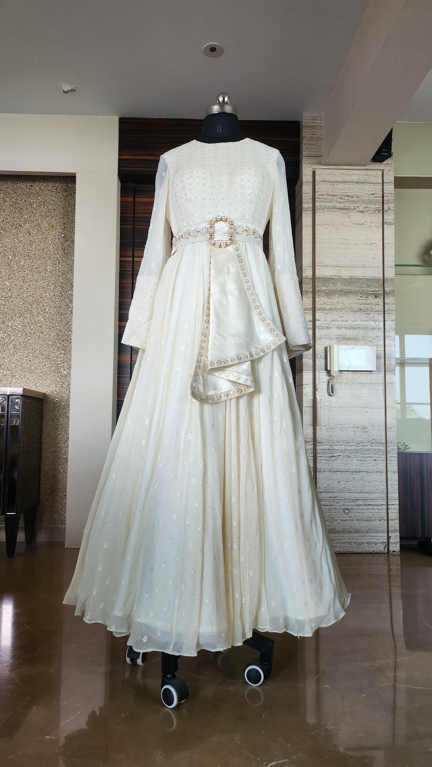 Queens White Gown