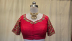 Hot Pink Zardosi Blouse