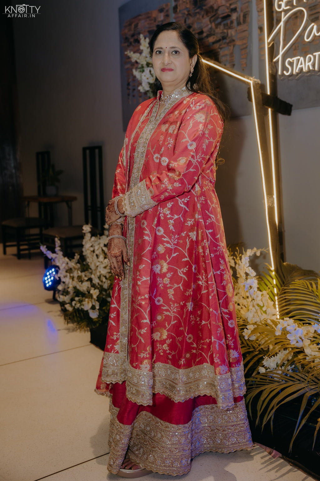 Pink Coral Jacket Lehenga set