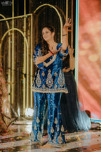Blue Velvet Co-ord set