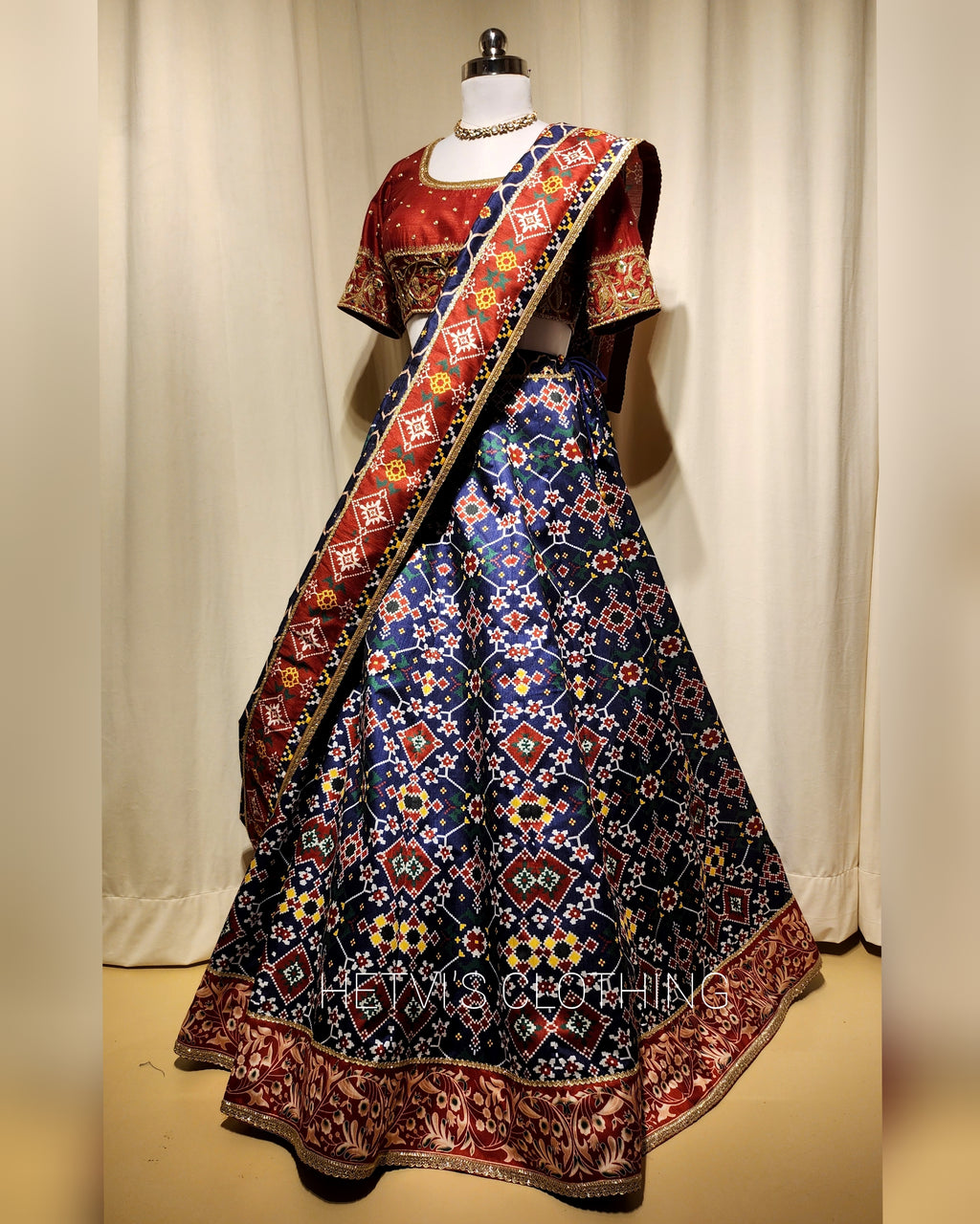Printed Patola Lehenga set