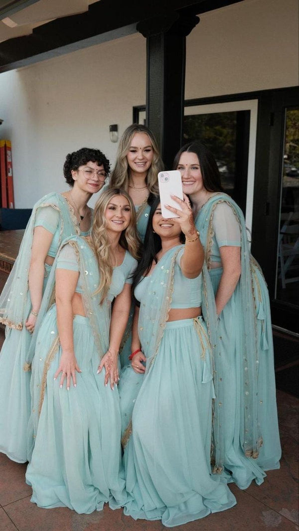 Sky Blue Lehenga