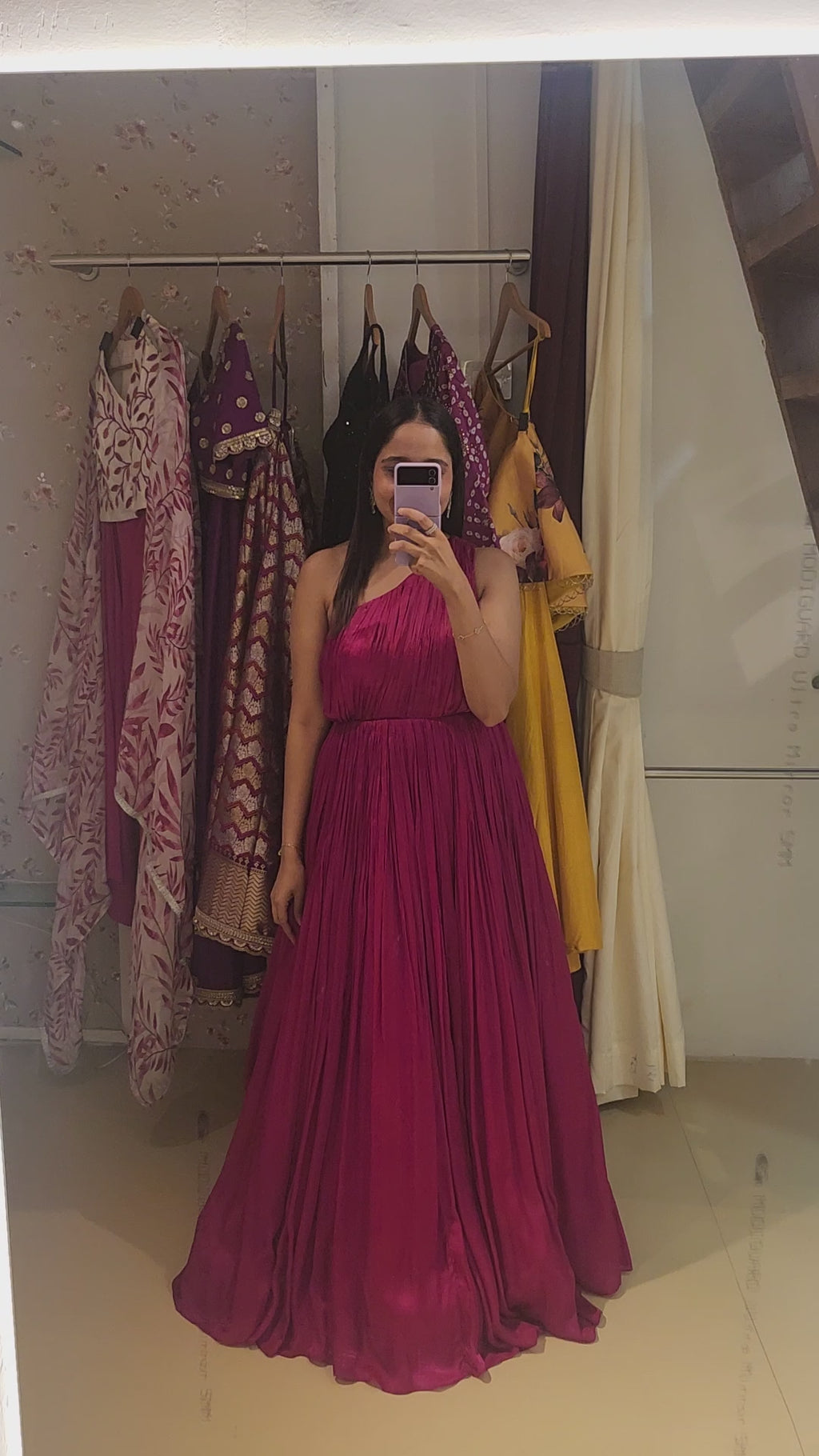 Pink Chiffon Gown