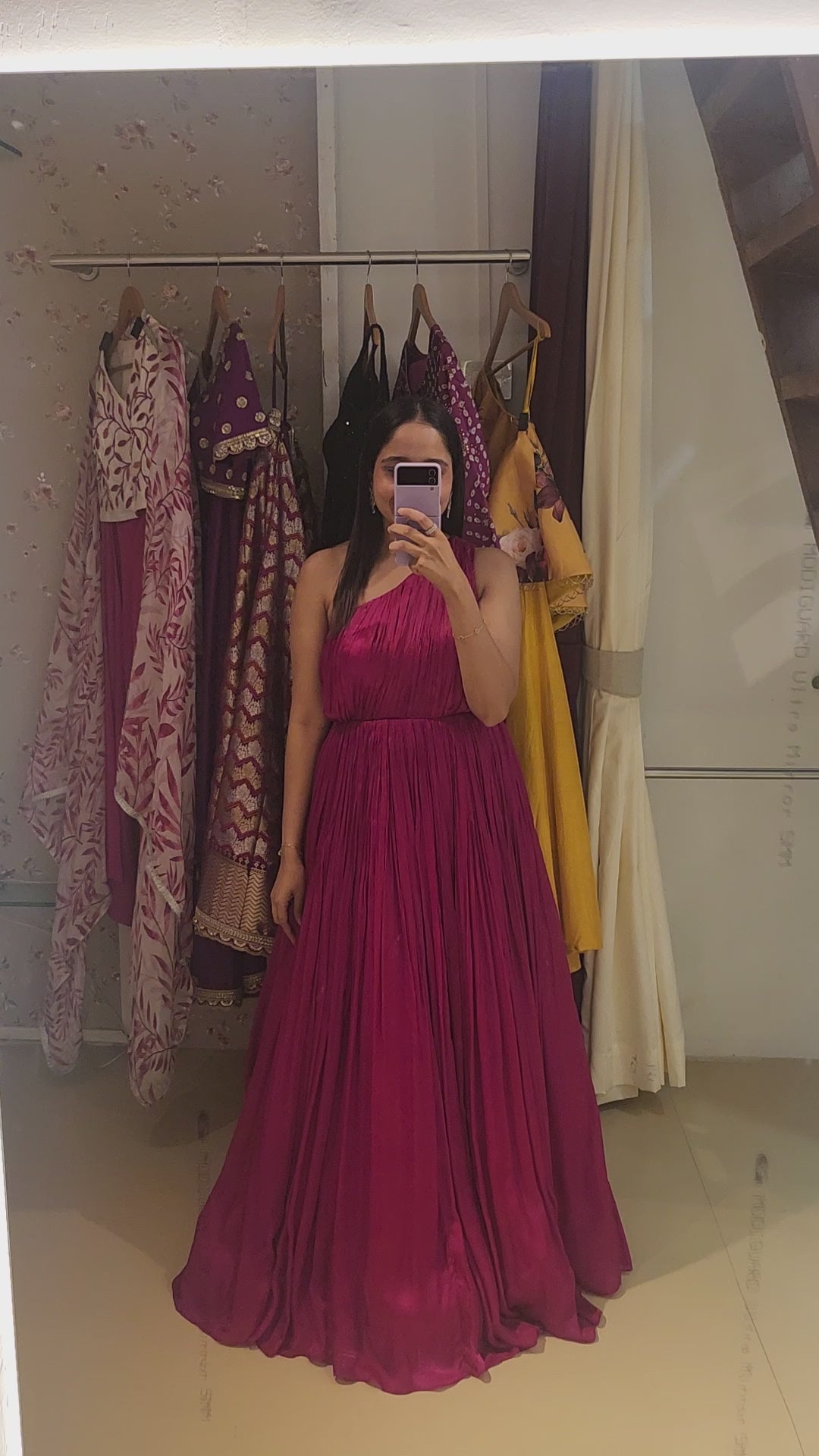 Pink Chiffon Gown